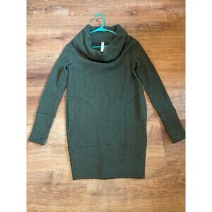 Lululemon Along The Way Cowl Neck Sweater Dress - Hunter green